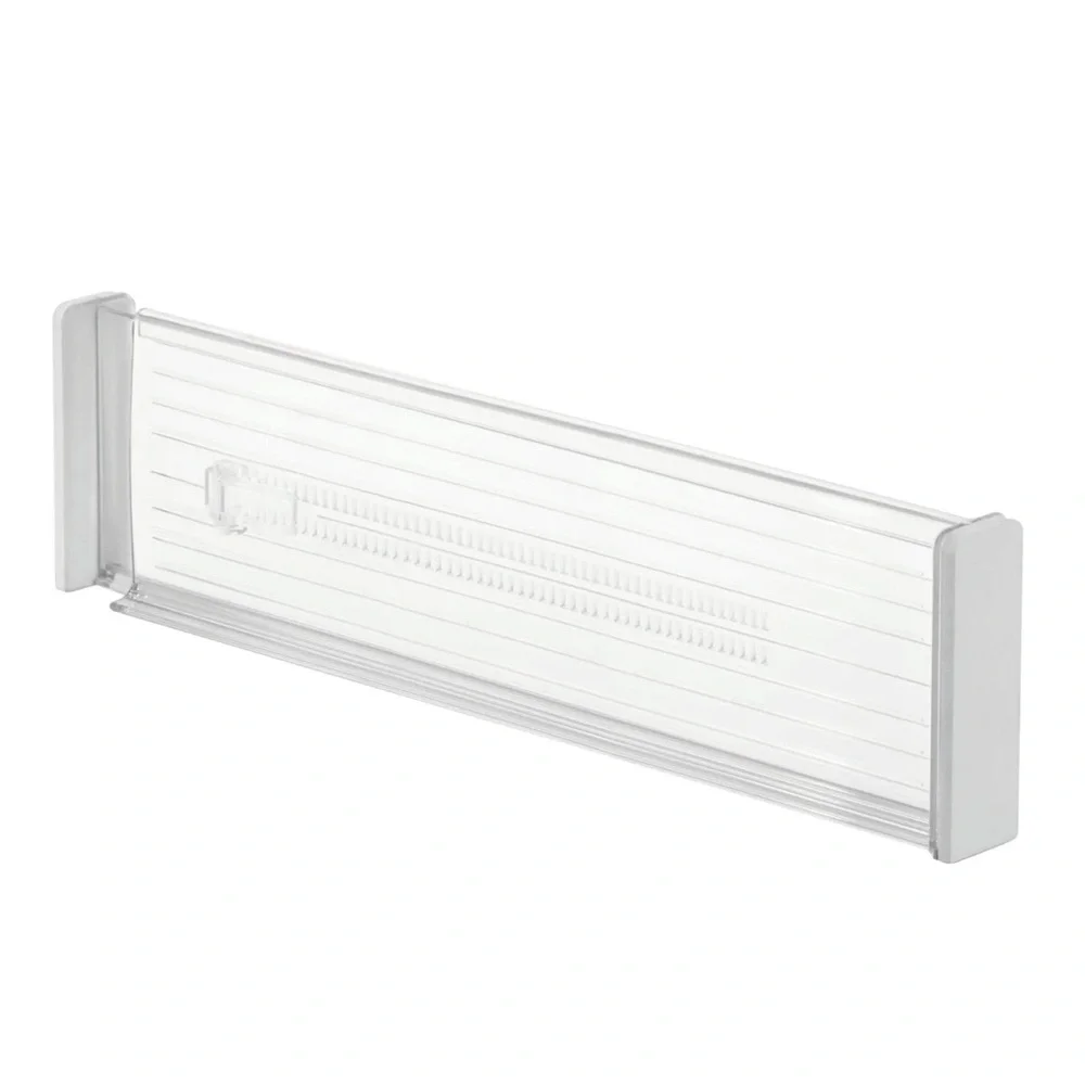 IDesign Expandable drawer divider 2 pack in clear